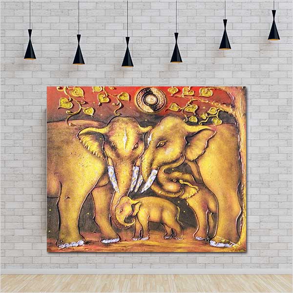 O30c 황금코끼리(3D보석자수)(60x50cm)-P0000FTE