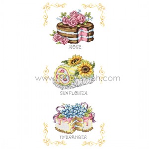 A01c (소)플라워케이크-Flower Cake