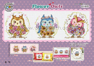 A01c (소)플라워아울스-Flower Owls