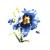 E02d [완성수]수채화꽃그리기2-파랑꽃(좋은날)